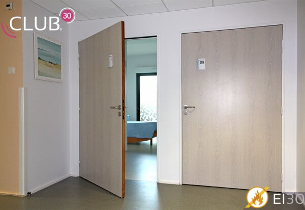 porte acoustique CLUB 30, affaiblissement acoustique