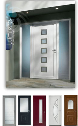 Porte entrée PVC Zendoor 5