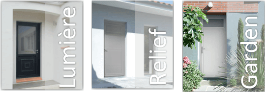 Porte entrée PVC Zendoor 