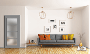 Ambiance porte vitrée Modulight Image d'ambiance d'une porte vitrée Modulight