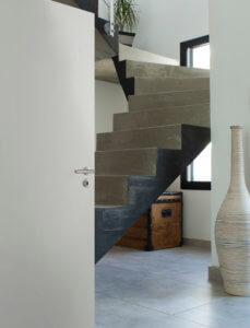 Visuel d'ambiance portes de communication plane. 