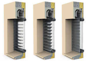 Combinaison des différentes orientations possible avec le BSO'optibloc.