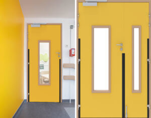 Bloc-porte technique - Maternelle Blocs-portes techniques - Maternelle. Adapté aux lieux recevant des jeunes enfant comme les crèches, et écoles.