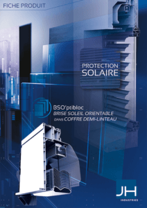 Couverture documentation fiche produit brise soleil orientable BSO'PTIBLOC