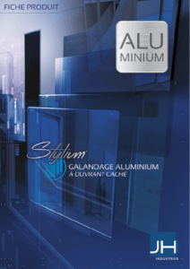 Couverture documentation fiche produit galandage aluminium STYLIUM