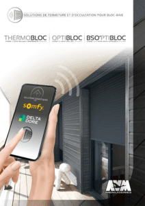 Couverture de la documentation commerciale pour les volets roulants